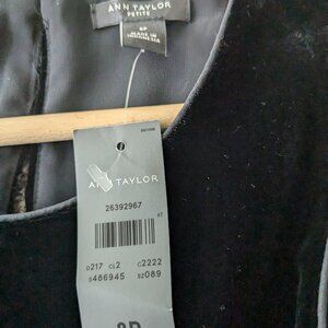 Ann Taylor Black Velvet Jumpsuit (NWT)